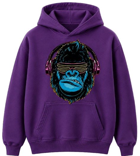 Sweat À Capuche Royal Gorilla