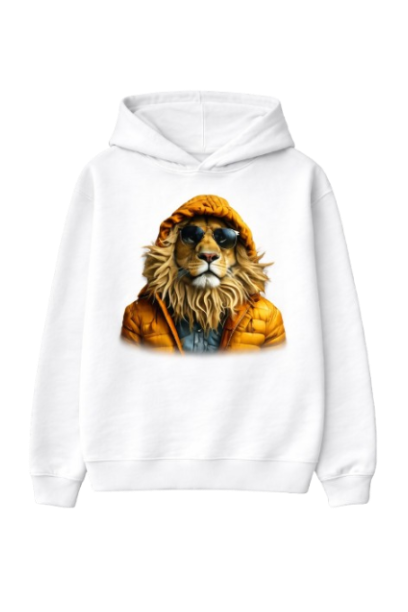 Sweat À Capuche Lion
