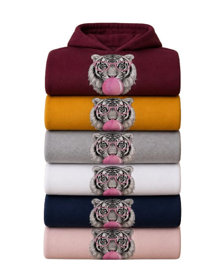 Sweat À Capuche Tigre