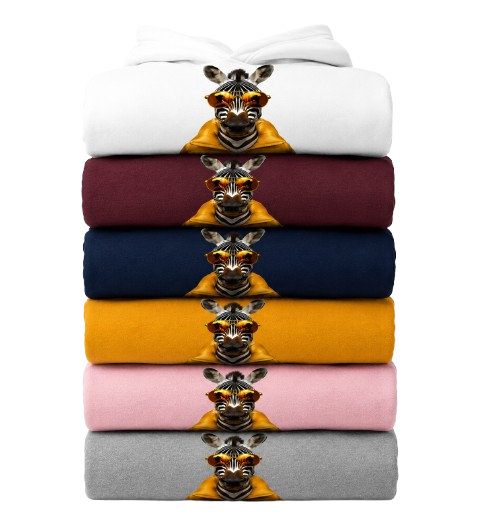 Sweat À Capuche Zèbre