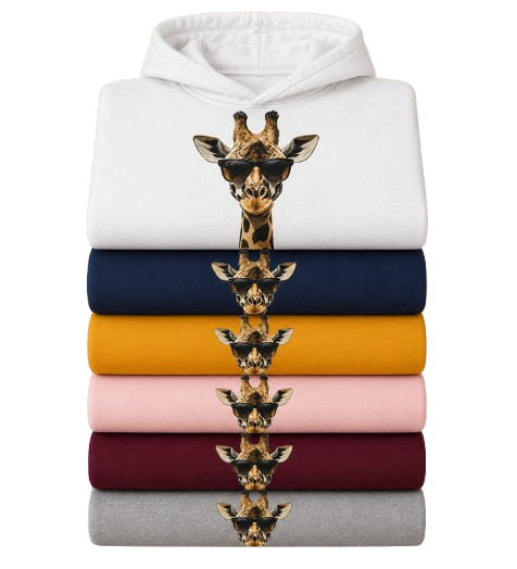 Sweat À Capuche Girafe Stylé