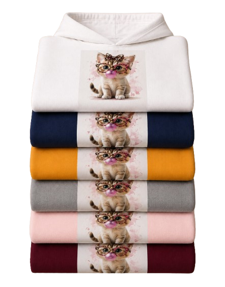 Sweat À Capuche Chat bulle