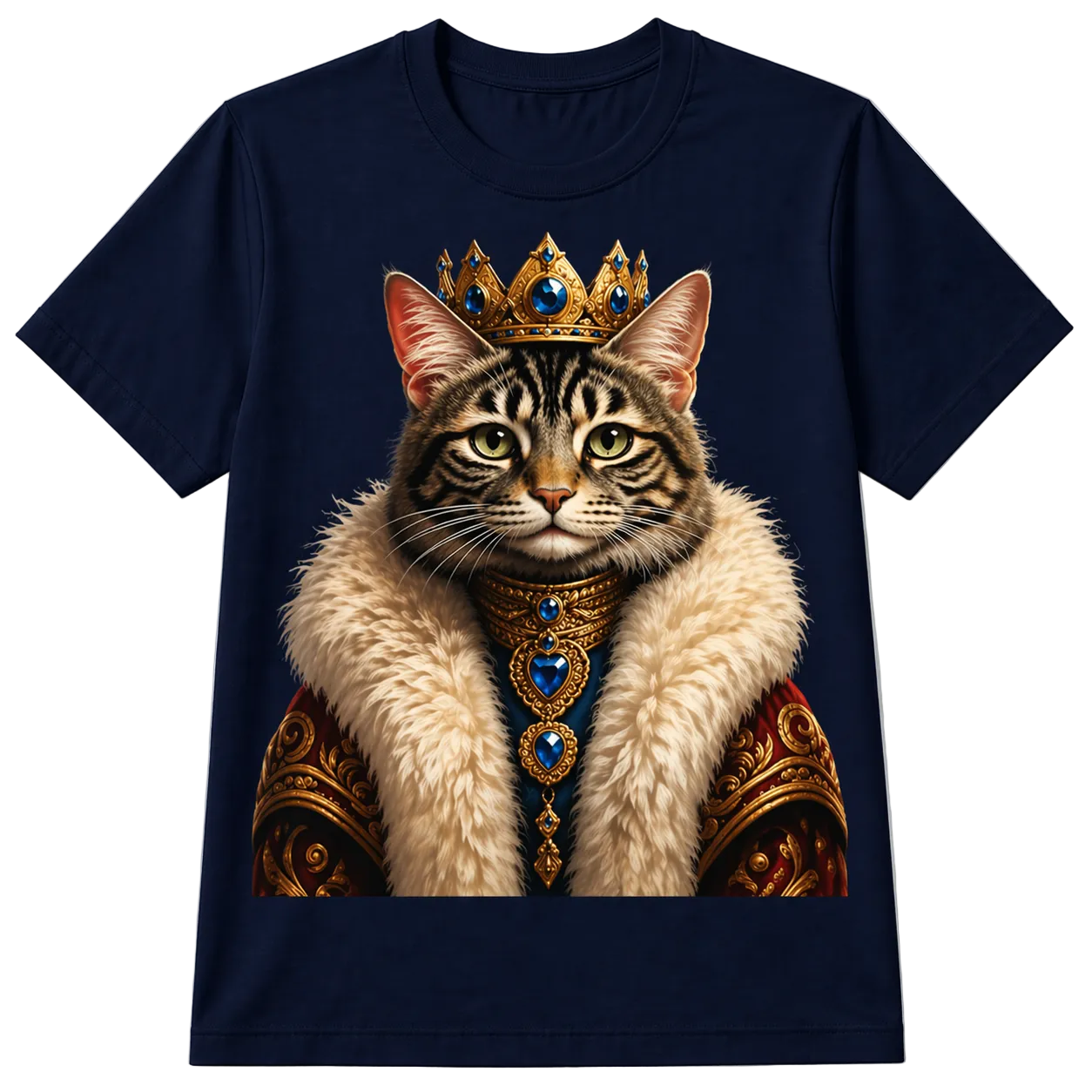 T-shirt Chat Couronne