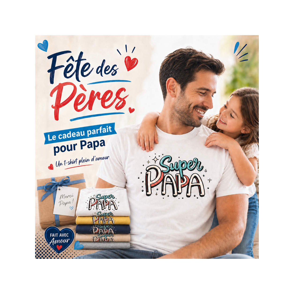 T-shirt Super Papa