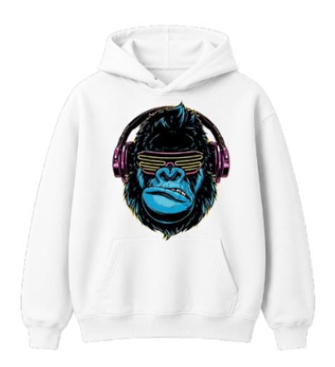 Sweat À Capuche Royal Gorilla