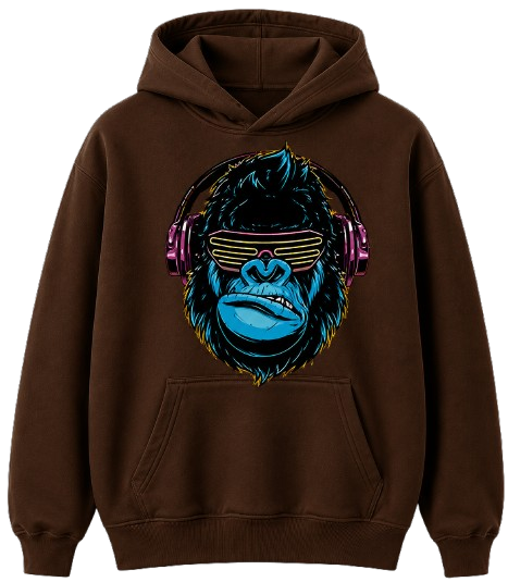 Sweat À Capuche Royal Gorilla