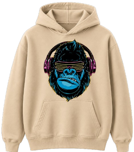Sweat À Capuche Royal Gorilla