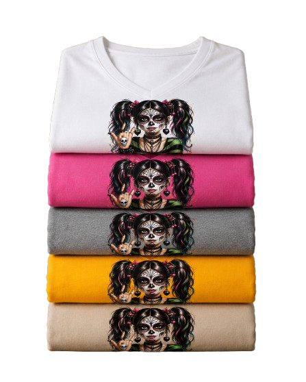 T-shirt tête de mort