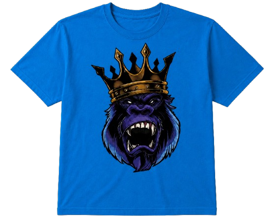 T-shirt King Gorille
