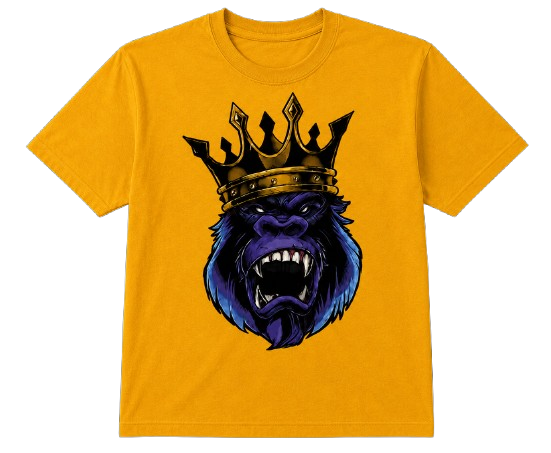 T-shirt King Gorille