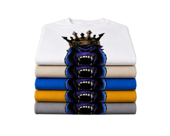 T-shirt King Gorille