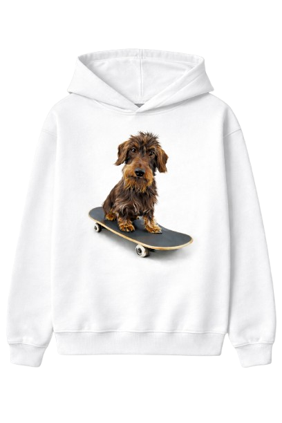 Sweat À Capuche Chien Skate
