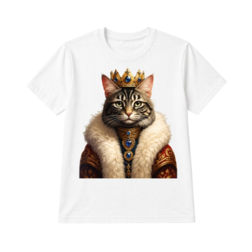 T-shirt Chat Couronne