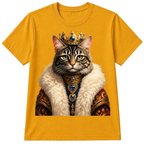 T-shirt Chat Couronne