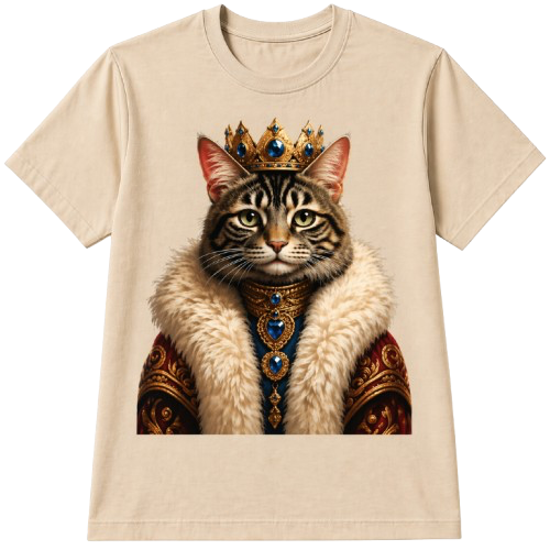 T-shirt Chat Couronne