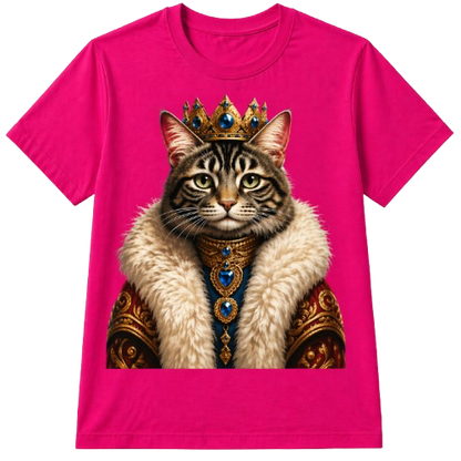T-shirt Chat Couronne