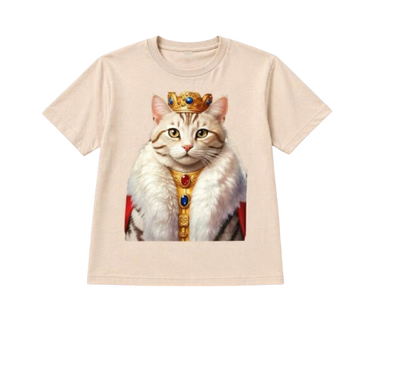 T-shirt Chat Blanc
