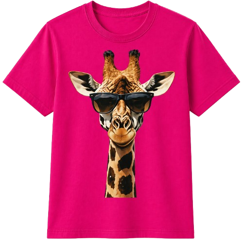 T-shirt Girafe Stylé