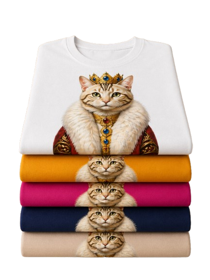 T-shirt Chat Blanc