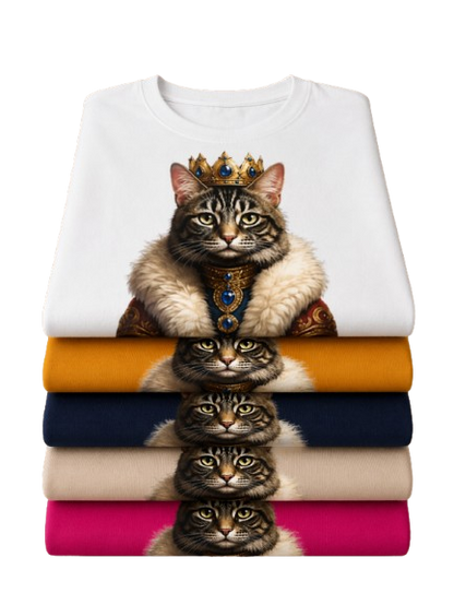 T-shirt Chat Couronne