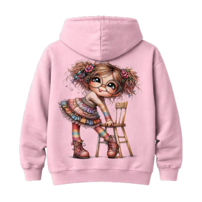 Sweat À Capuche Pink Lulu
