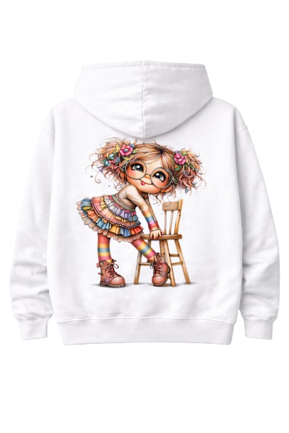 Sweat À Capuche Pink Lulu