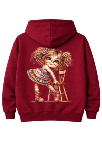 Sweat À Capuche Pink Lulu