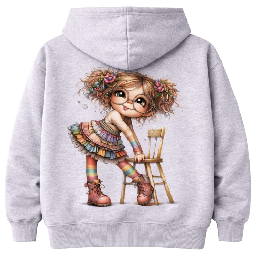 Sweat À Capuche Pink Lulu