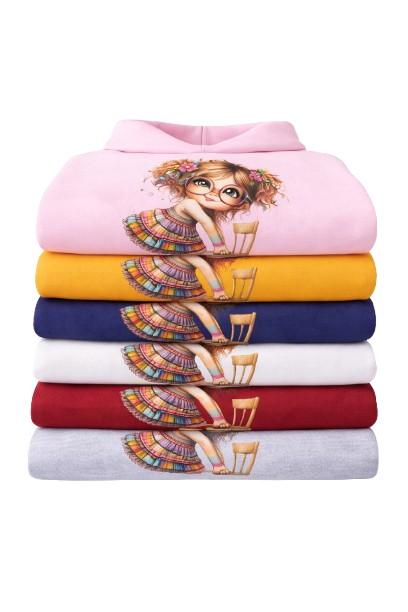 Sweat À Capuche Pink Lulu
