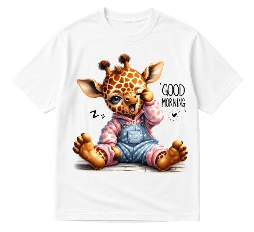 T-shirt bébé girafe