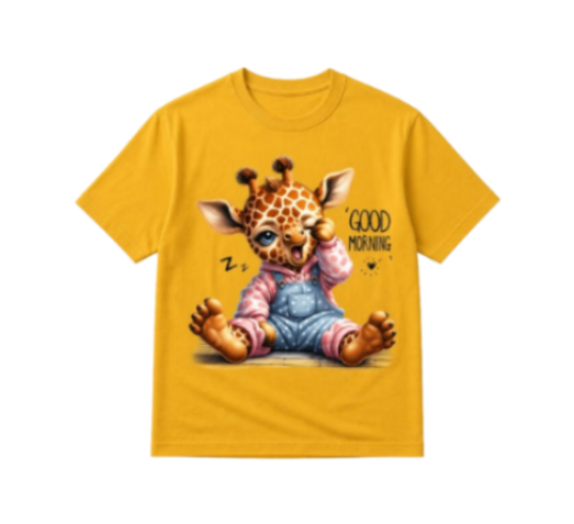 T-shirt bébé girafe