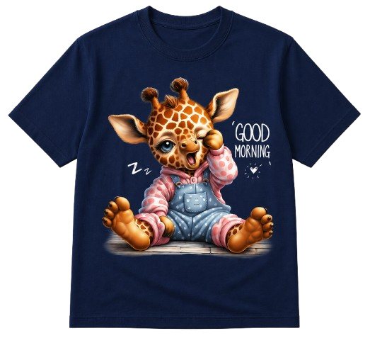 T-shirt bébé girafe
