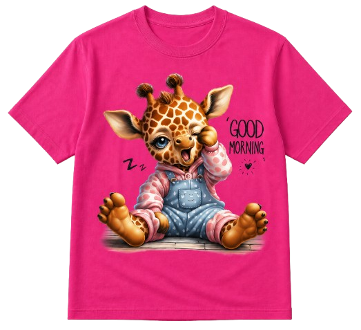 T-shirt bébé girafe