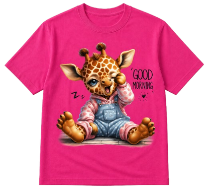 T-shirt bébé girafe