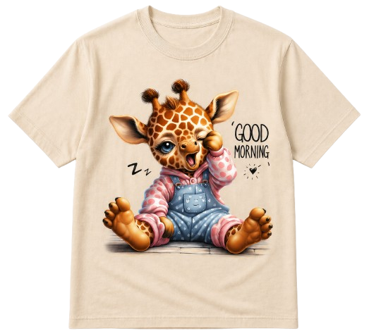 T-shirt bébé girafe
