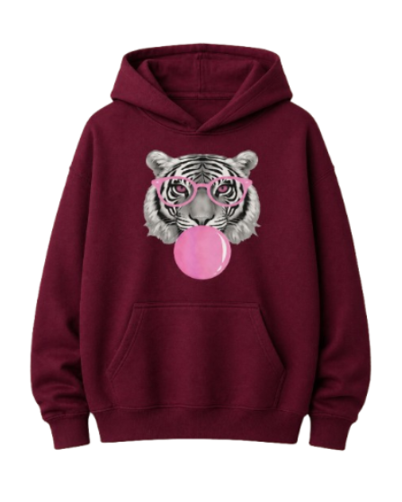 Sweat À Capuche Tigre