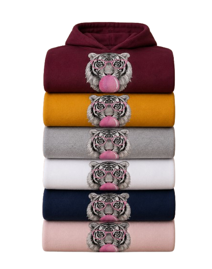 Sweat À Capuche Tigre