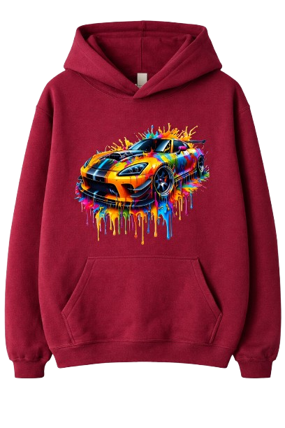 Sweat À Capuche Voiture course