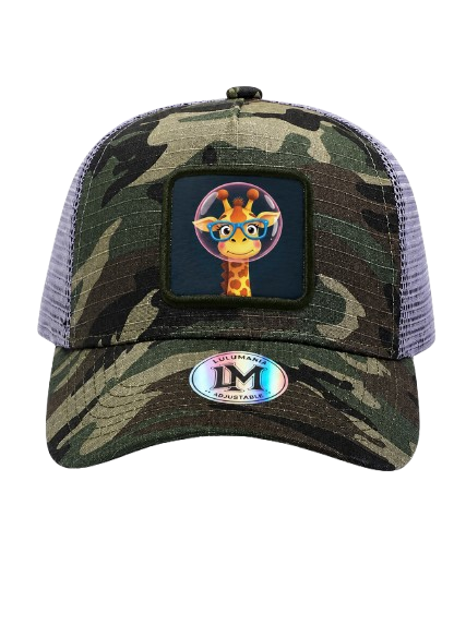 Casquette girafe bulle camouflage