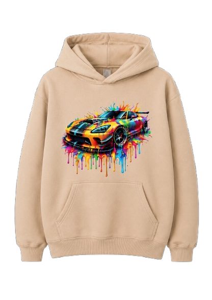 Sweat À Capuche Voiture course