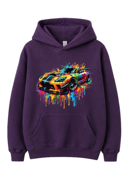 Sweat À Capuche Voiture course