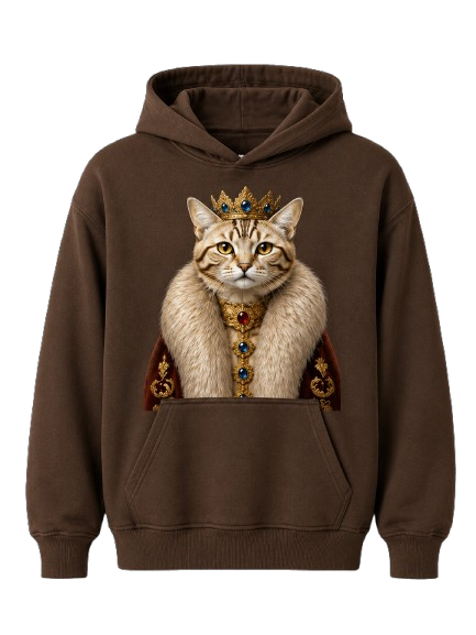Sweat À Capuche Chat Blanc