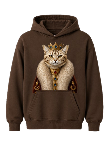 Sweat À Capuche Chat Blanc