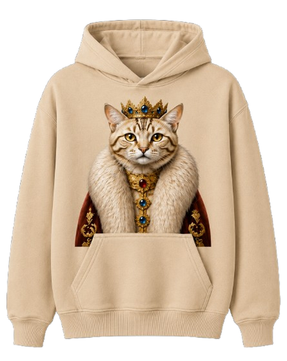 Sweat À Capuche Chat Blanc