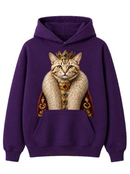 Sweat À Capuche Chat Blanc