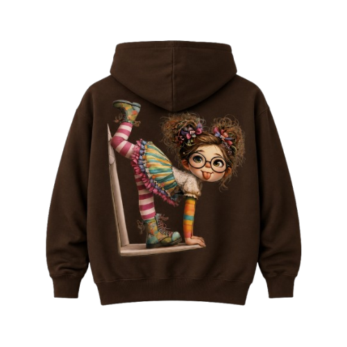 Sweat À Capuche Lulu Crazy Girl