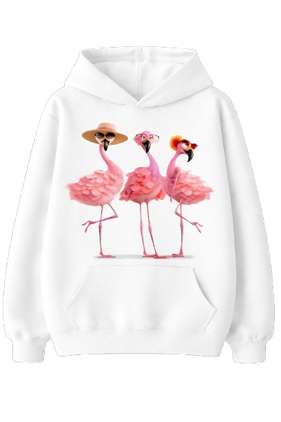 Sweat À Capuche Flamingo