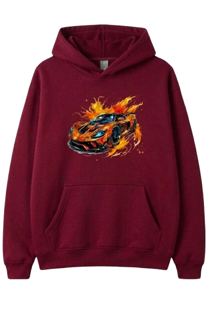Sweat À Capuche Voiture