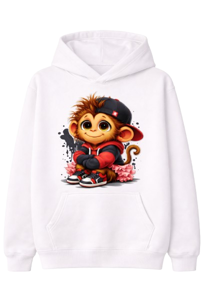 Sweat À Capuche Singe