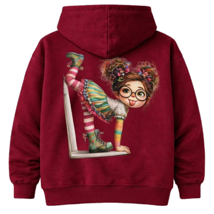 Sweat À Capuche Lulu Crazy Girl